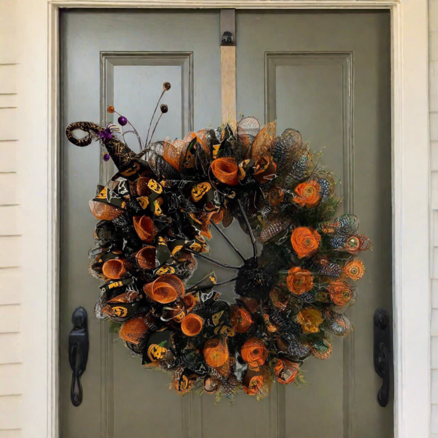 Halloween Spider Wreath