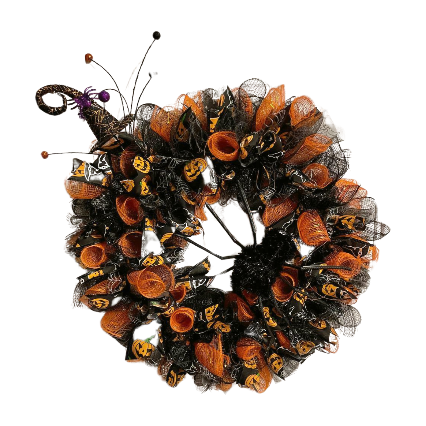 Halloween Spider Wreath
