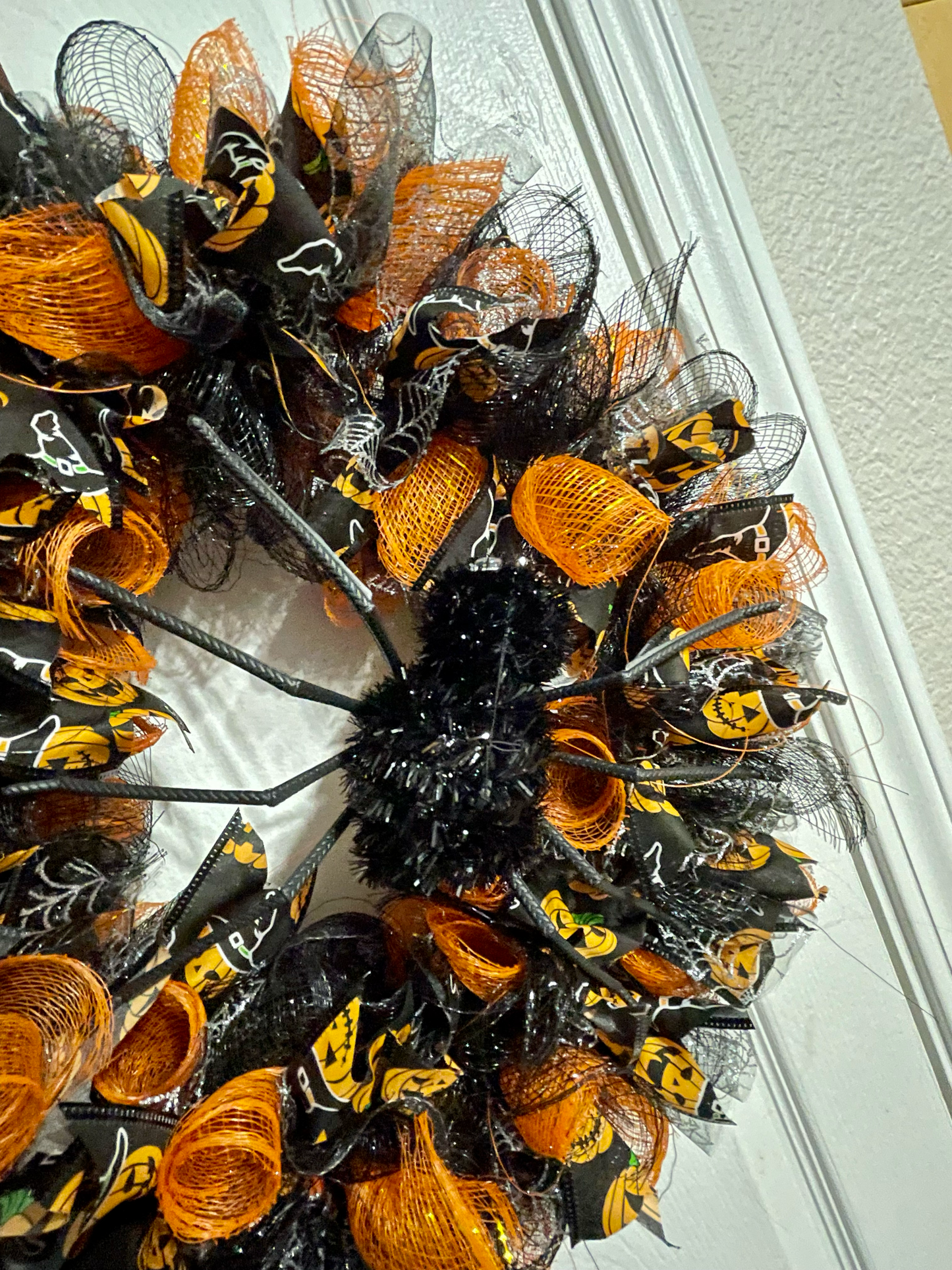 Halloween Spider Wreath