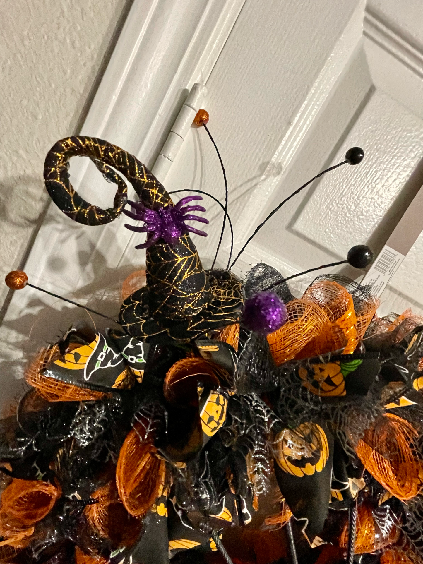 Halloween Spider Wreath