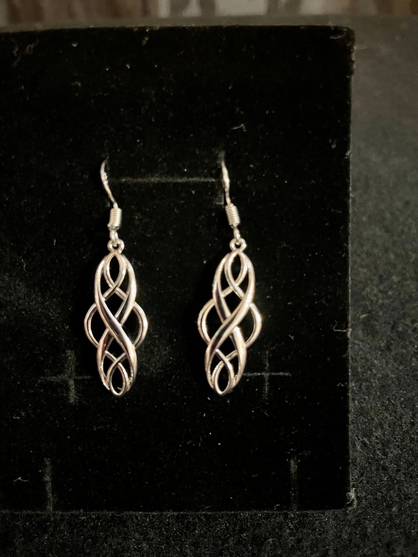 Hollow Twisted Dangle Earrings
