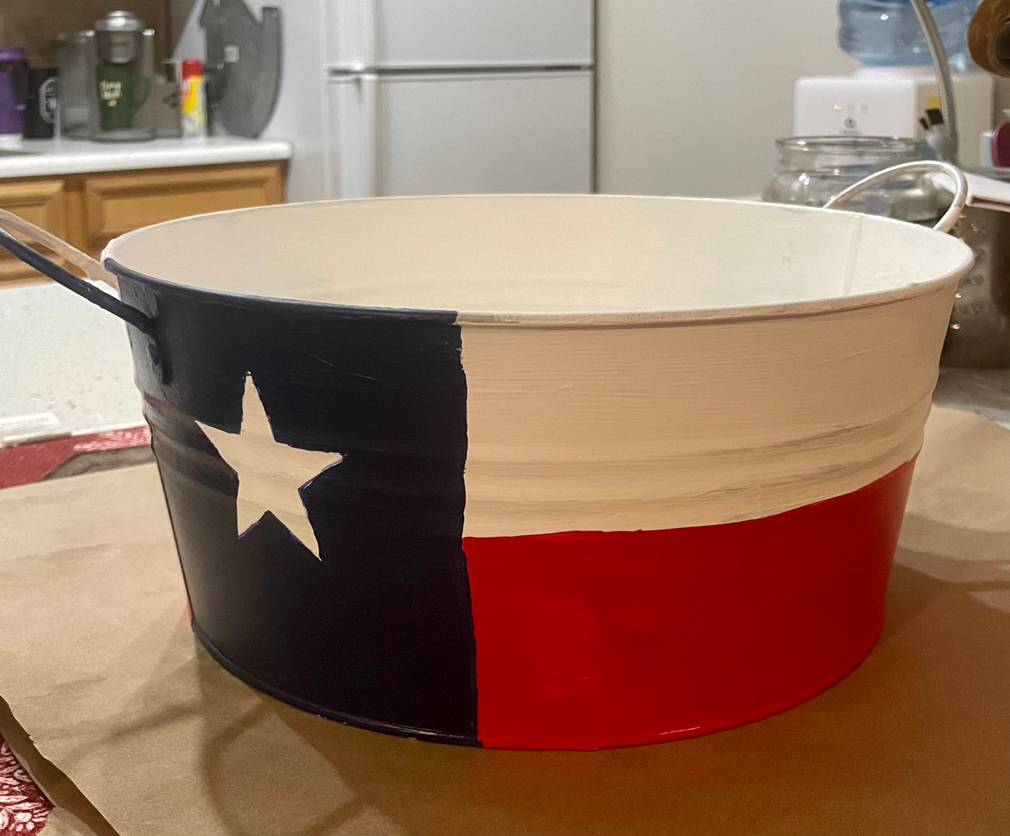 Texas Flag Tin