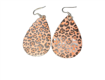 Animal print earrings