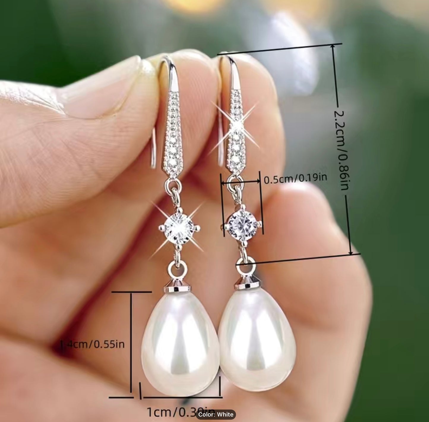 Pearl Dangle Earrings